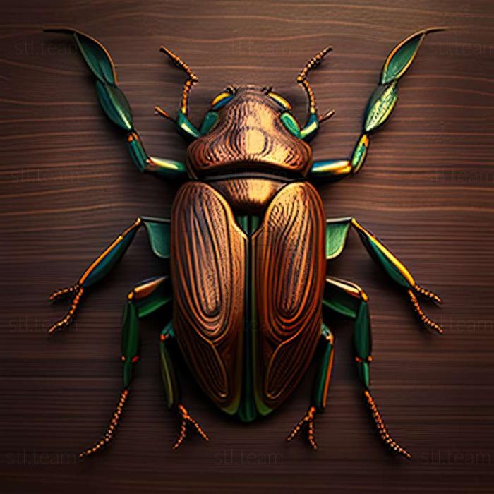 3D model Chrysochroa (STL)